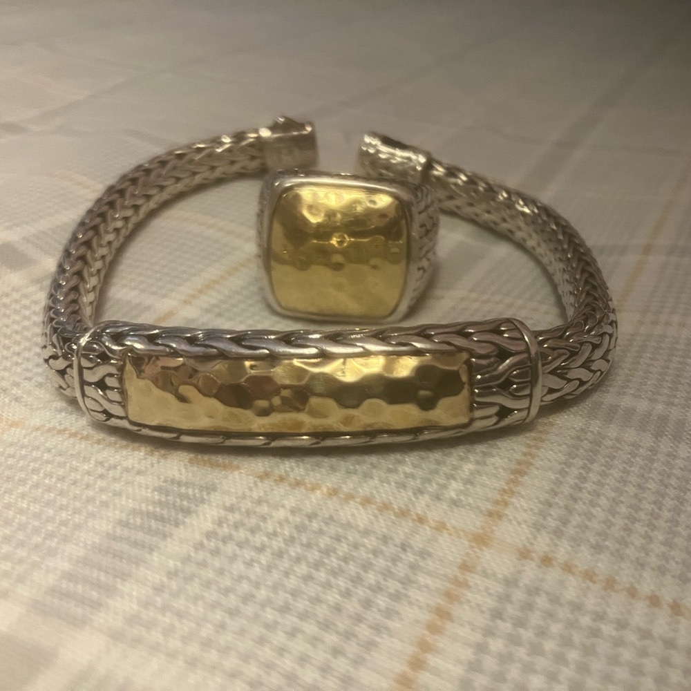 John Hardy from the Palu Collection Bracelet and Ring Set.